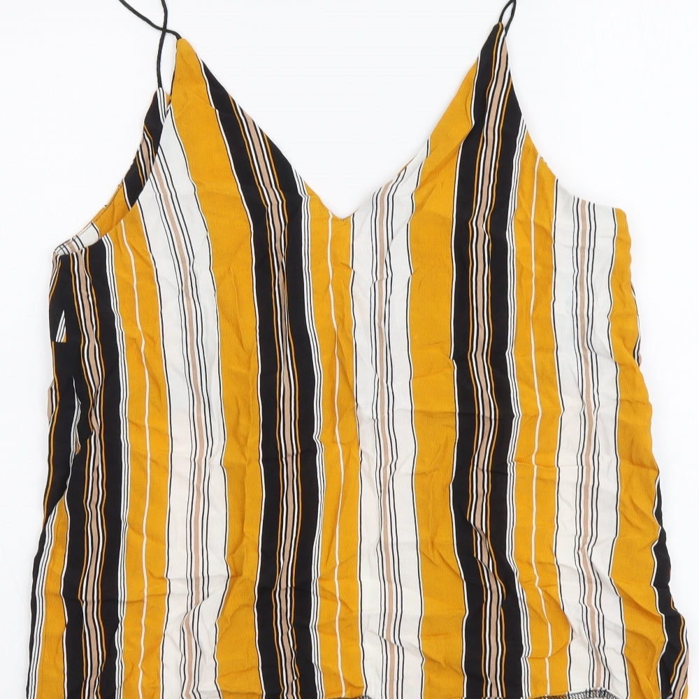 Womens UK Size 8 New Look Multicoloured Camisole Tank