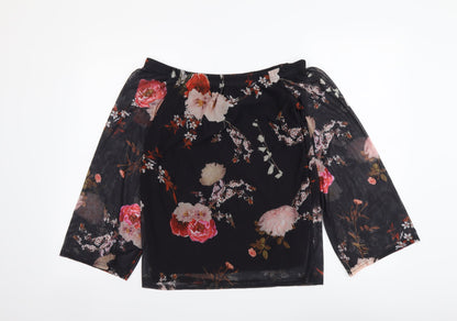 Womens UK Size 10 Select Black Basic Blouse