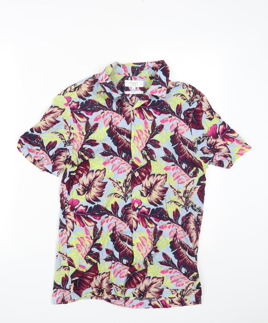 Womens UK Size S NEXT Multicoloured Basic Button-Up