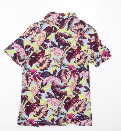 Womens UK Size S NEXT Multicoloured Basic Button-Up