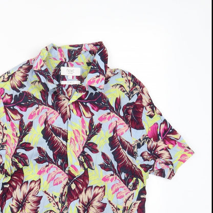 Womens UK Size S NEXT Multicoloured Basic Button-Up