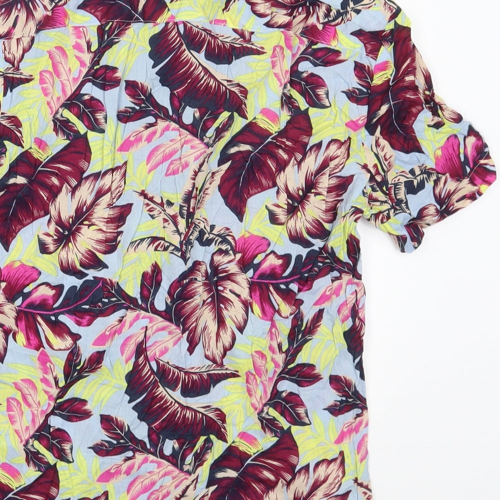 Womens UK Size S NEXT Multicoloured Basic Button-Up