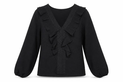 Womens UK Size S SheIn Black Basic T-Shirt