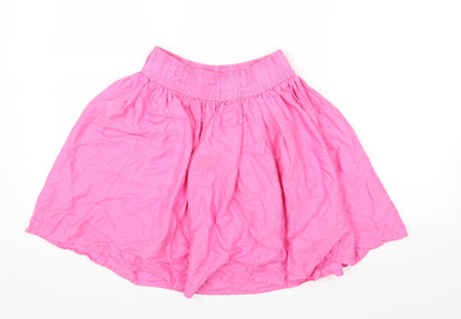 L.O.G.G Girls Pink Viscose Mini Skirt Size 12-13 Years Regular
