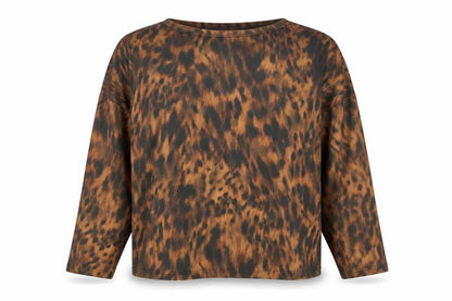 Womens UK Size 16 Lipsy Brown Basic T-Shirt