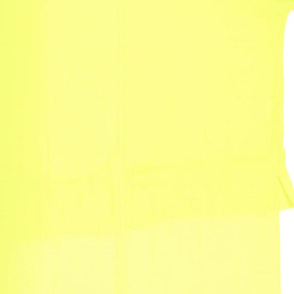 Womens UK Size 14 River Island Yellow Basic Blouse
