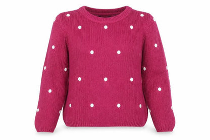 Womens UK Size 10 Amara Pink Pullover Jumper