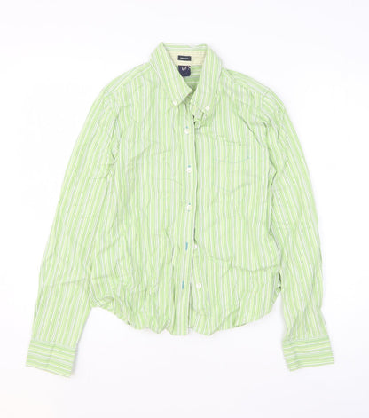 Mens UK Size S Gap Green  Button-Up Long Sleeve Casual Shirt