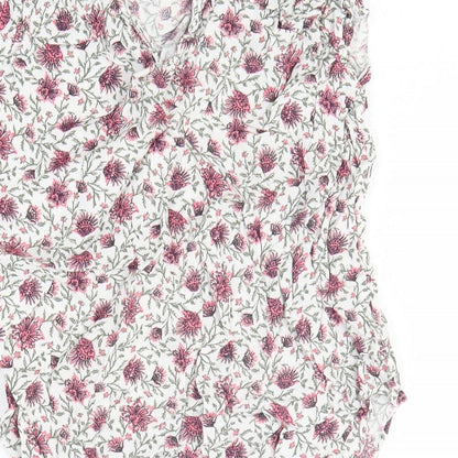 Womens UK Size 8 H&M Multicoloured Basic Blouse