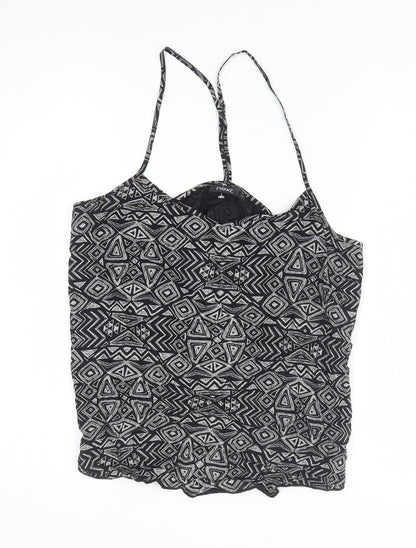 Womens UK Size 12 NEXT Black Basic T-Shirt