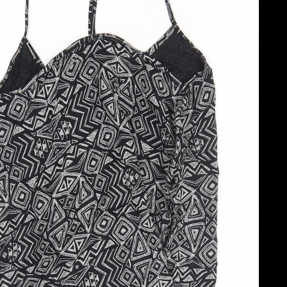 Womens UK Size 12 NEXT Black Basic T-Shirt