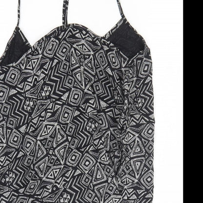 Womens UK Size 12 NEXT Black Basic T-Shirt