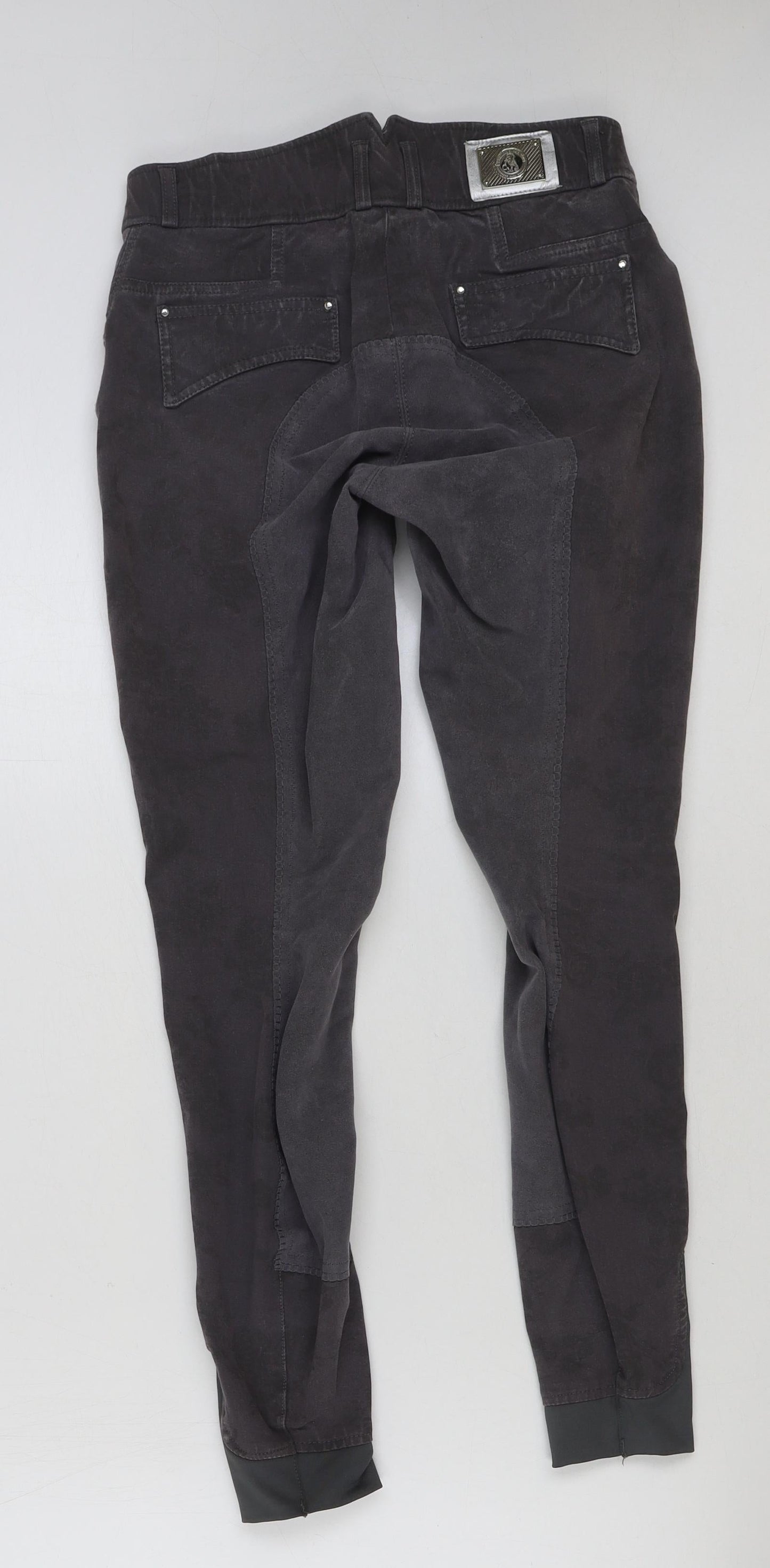 Cavallino Womens Grey Cotton Jegging Jeans Size 10 L27 in Regular Button