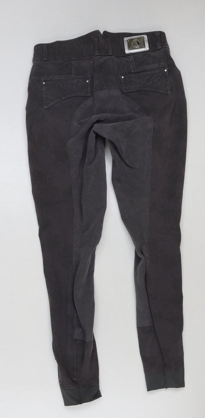 Cavallino Womens Grey Cotton Jegging Jeans Size 10 L27 in Regular Button