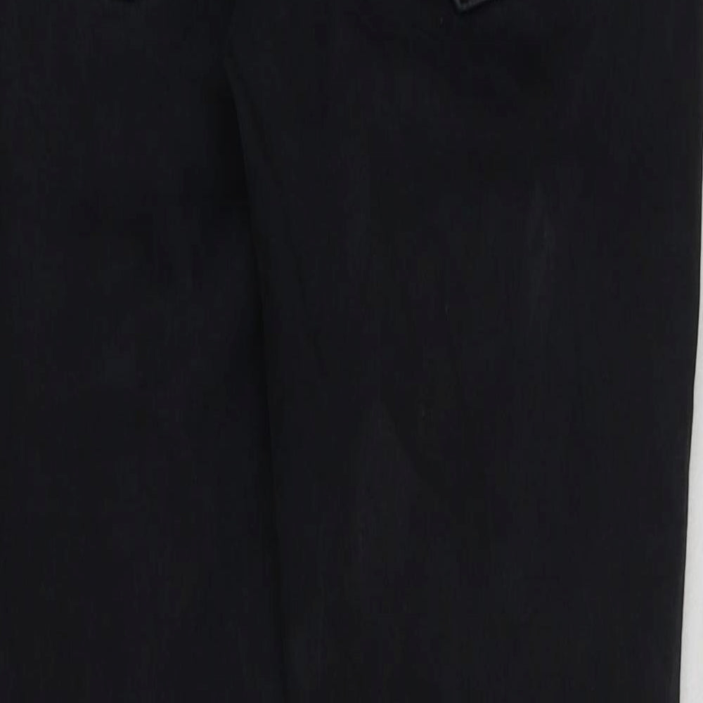 Preworn Mens Black Cotton Trousers Size S L29 in Regular