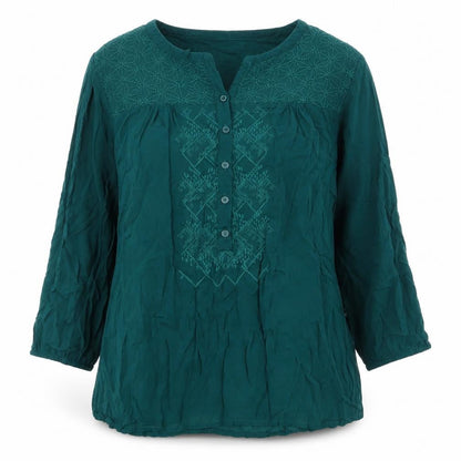 Womens UK Size XS Gap Green Basic Blouse
