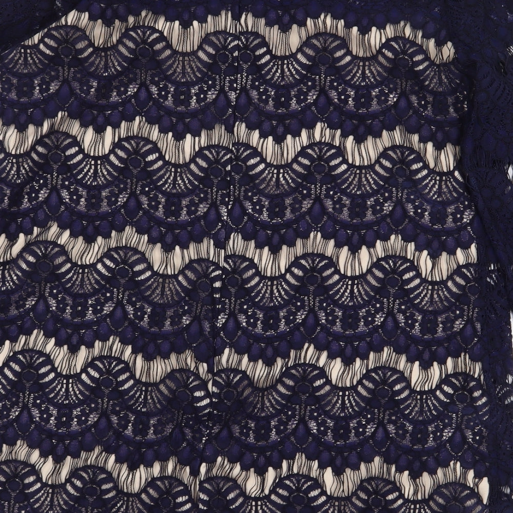 Womens UK Size 16 Wallis Blue Basic Blouse