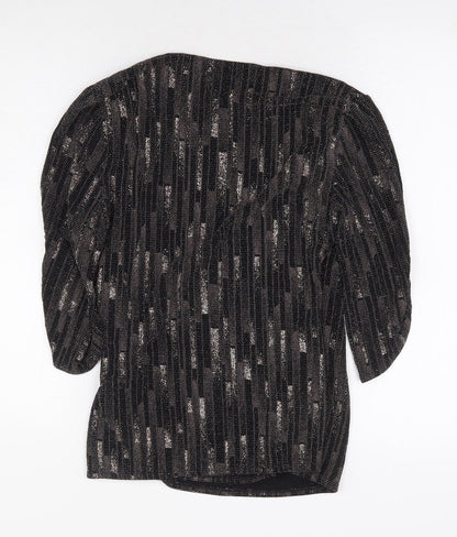 Womens UK Size 10 Principles Brown Basic Blouse
