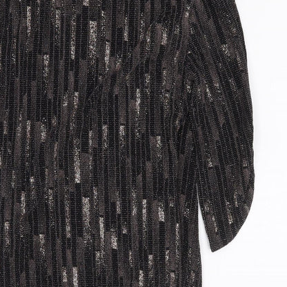 Womens UK Size 10 Principles Brown Basic Blouse