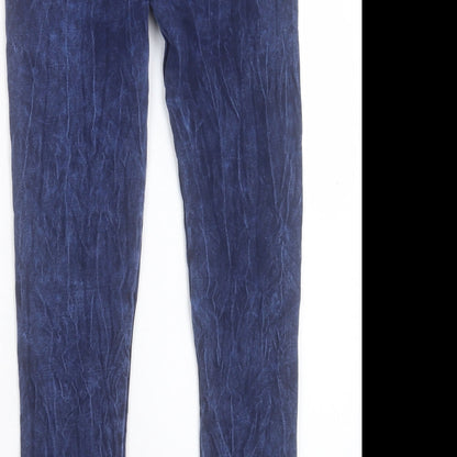 Womens UK Size 30 in Preworn Regular Fit Jegging Blue Trousers