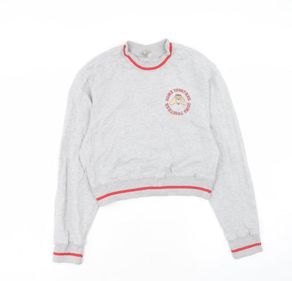 Womens UK Size 6 ASOS Grey Pullover Sweatshirt
