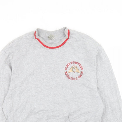 Womens UK Size 6 ASOS Grey Pullover Sweatshirt