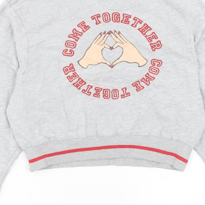Womens UK Size 6 ASOS Grey Pullover Sweatshirt