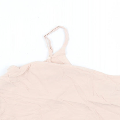 Womens UK Size 10 Topshop Pink Basic Tank