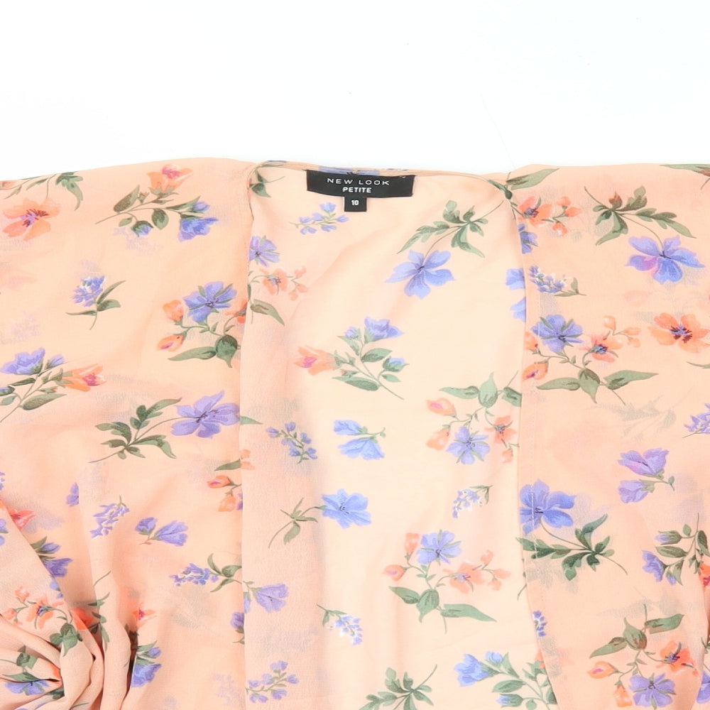 Womens UK Size 10 New Look Pink Cape Jumper
