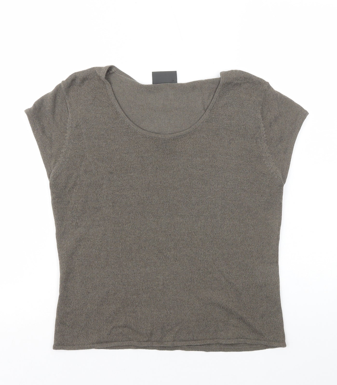 Womens UK Size 14 Alex & Co. Grey Basic T-Shirt