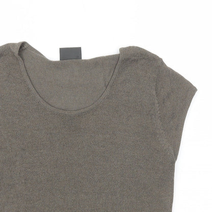 Womens UK Size 14 Alex & Co. Grey Basic T-Shirt