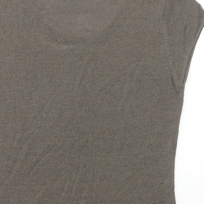 Womens UK Size 14 Alex & Co. Grey Basic T-Shirt