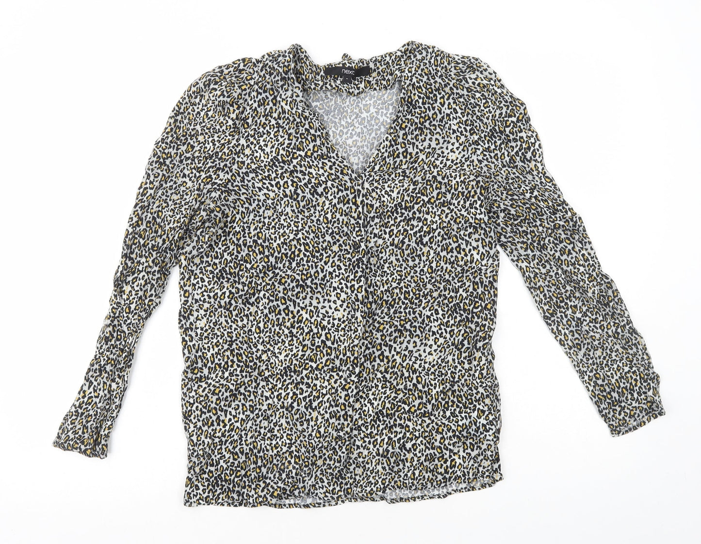 Womens UK Size 6 NEXT Multicoloured Basic Button-Up
