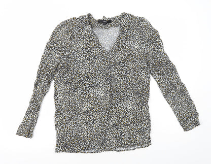 Womens UK Size 6 NEXT Multicoloured Basic Button-Up