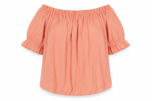 Womens UK Size 12 New Look Pink Basic Blouse
