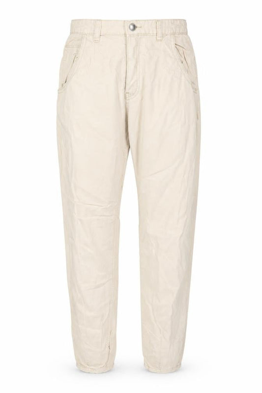Womens UK Size 6 Stradivarius Regular Fit Chino Ivory Trousers