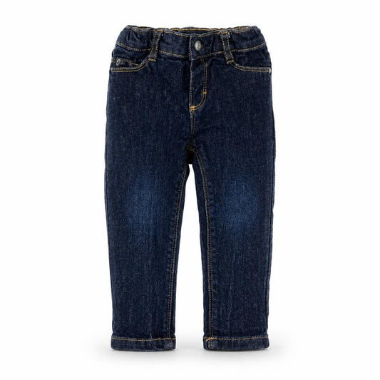 Petit Batau Boys Blue Cotton Capri Jeans Size 18 Months Pullover