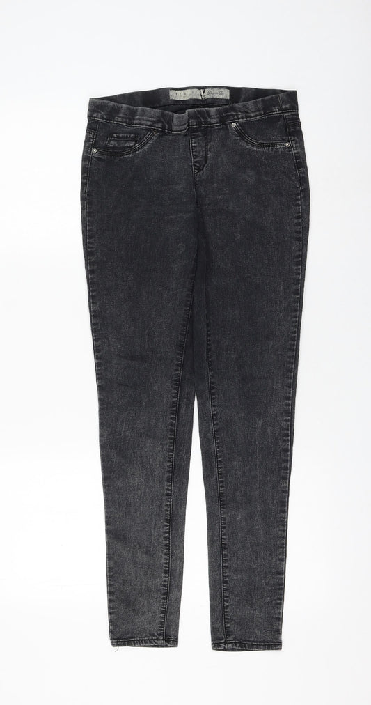Primark Womens Grey Cotton Jegging Jeans Size 8 L28 in Regular