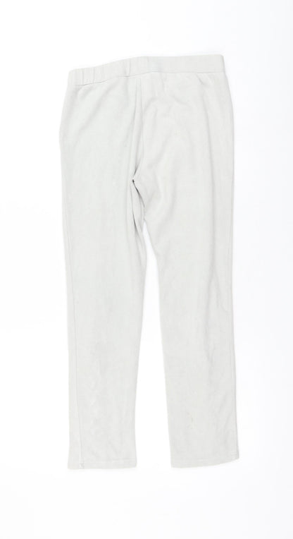 ICL Womens Grey Polyester Trousers Size M L23 in Regular - Lace Up