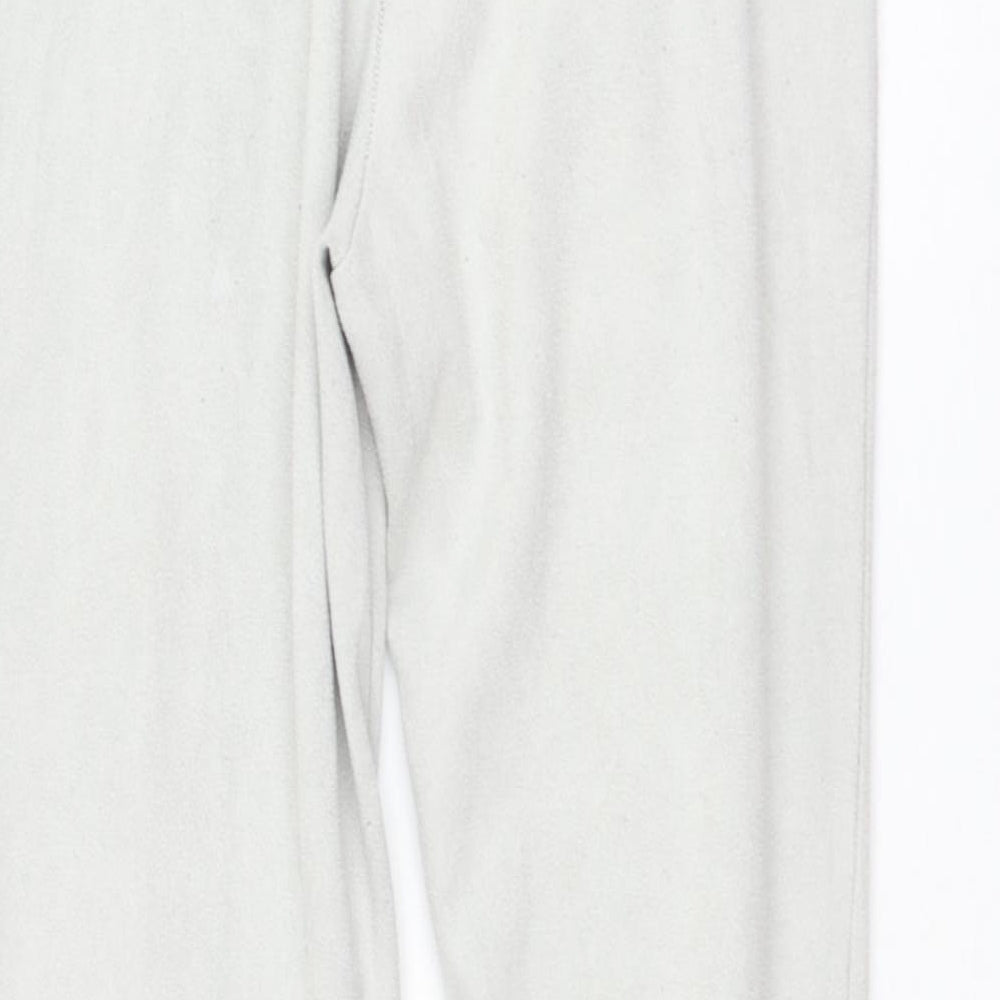 ICL Womens Grey Polyester Trousers Size M L23 in Regular - Lace Up