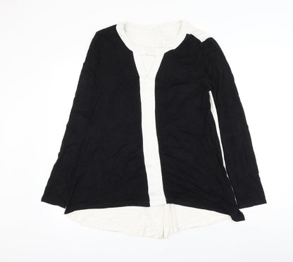Womens UK Size L Grace Black Basic Blouse