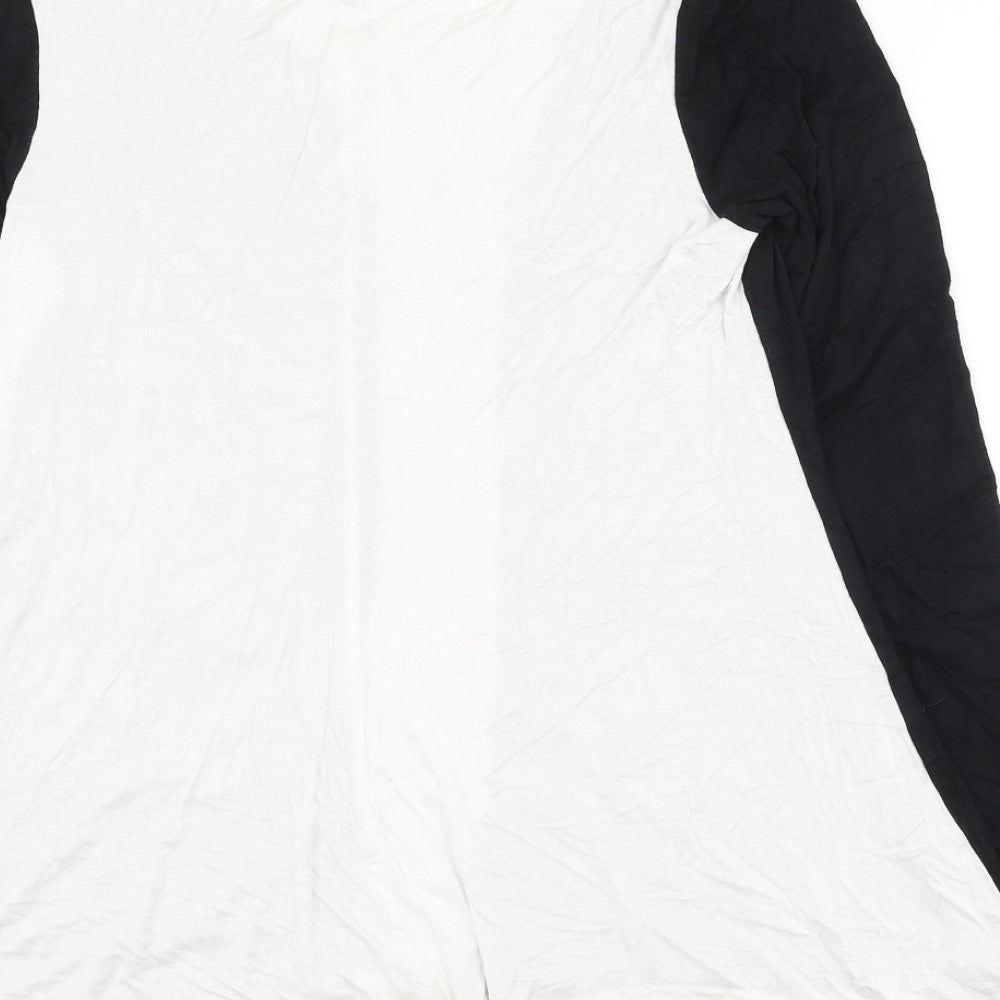 Womens UK Size L Grace Black Basic Blouse