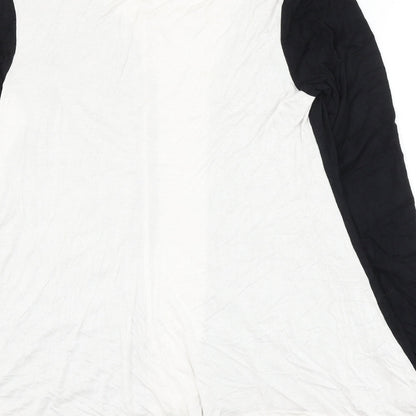 Womens UK Size L Grace Black Basic Blouse