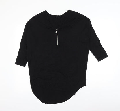 Womens UK Size 10 Select Black Basic Blouse