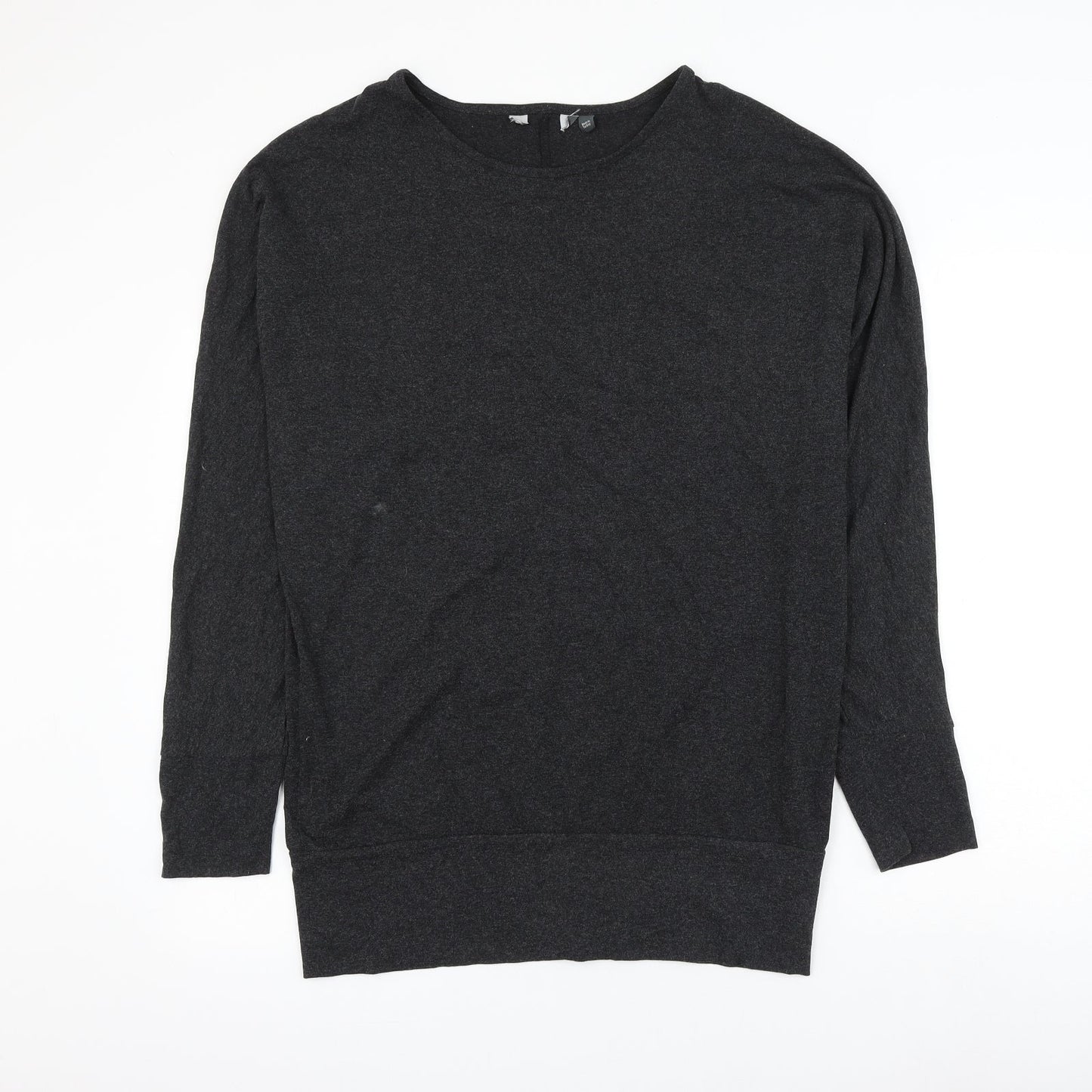 Womens UK Size 12 Preworn Grey Pullover Jumper