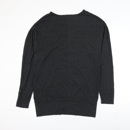 Womens UK Size 12 Preworn Grey Pullover Jumper