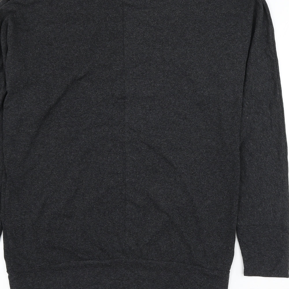 Womens UK Size 12 Preworn Grey Pullover Jumper