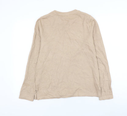 Womens UK Size 8 Marks and Spencer Beige Pullover Jumper