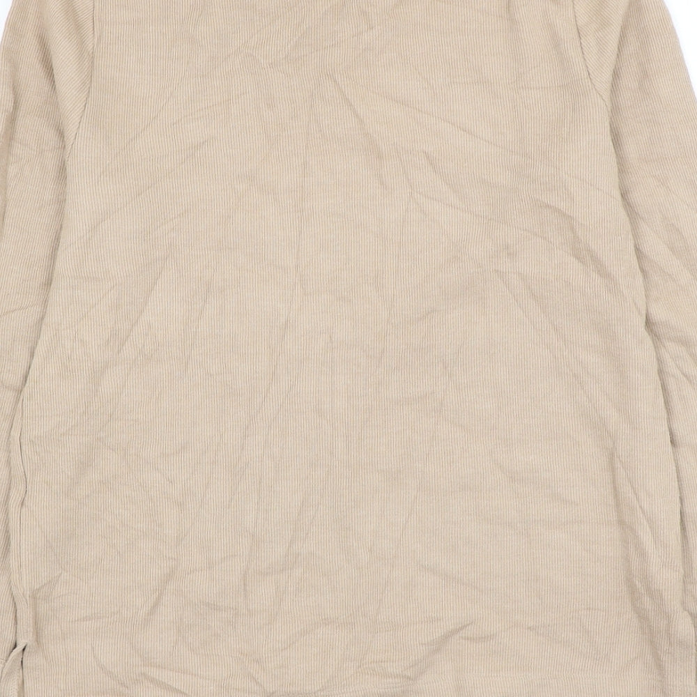 Womens UK Size 8 Marks and Spencer Beige Pullover Jumper