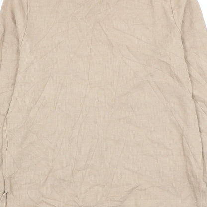 Womens UK Size 8 Marks and Spencer Beige Pullover Jumper
